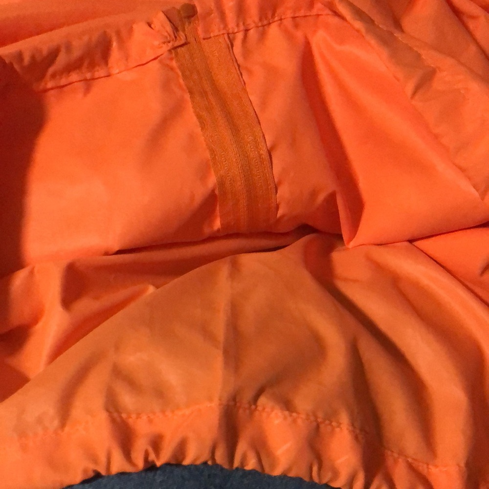 The North Face Orange Lightweight Nylon Windbreaker Packable Jacket Size XXL - Picture 15 of 15